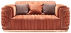 Дизайнерский двухместный диван ROSEGOLD LOVE SEAT (Ткань) - 1