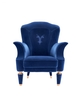 Дизайнерское кресло для отдыха LAPIS CHAIR (Ткань) - 1