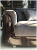 Дизайнерский трехместный диван QUEENSOFA (Итальянская ткань+шпон) - 2