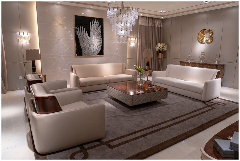 Дизайнерский трехместный диван FLORANCE LARGE (Ткань)