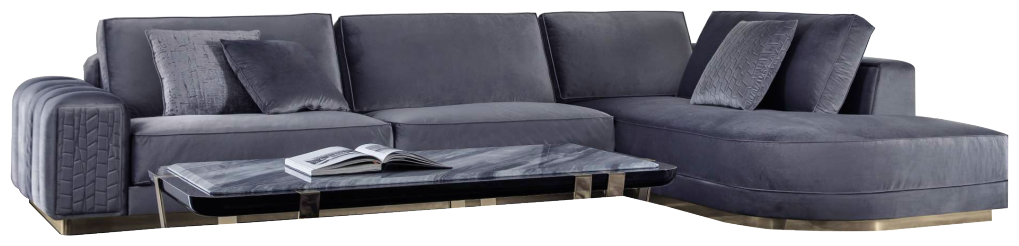 Дизайнерский угловой диван LE'CANTE SOFA (Ткань FD)