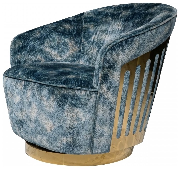Дизайнерское кресло для отдыха CORSICO CHAIR (Ткань KC-BV88127)