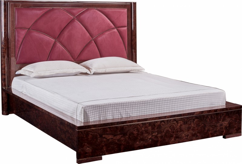 Дизайнерская кровать ROSEBLADE BED (Итальянская кожа A) .