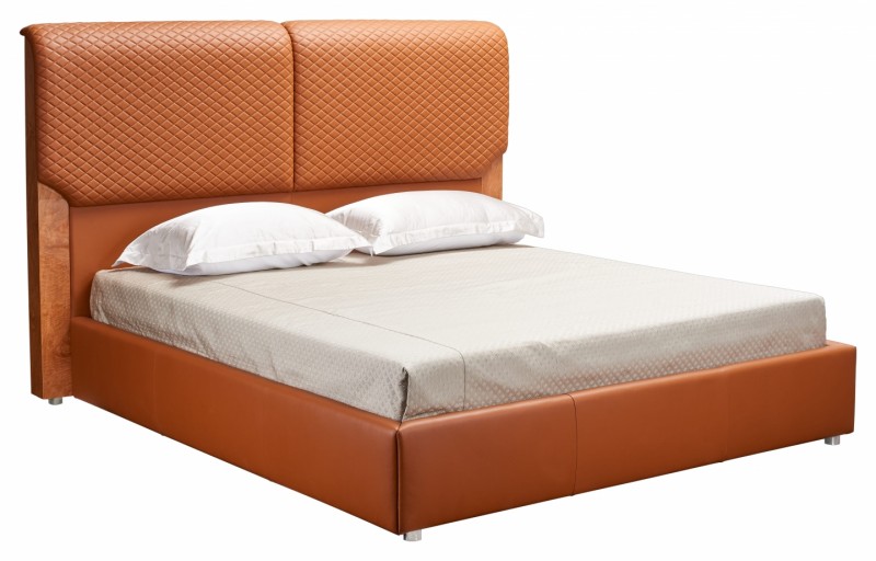 Дизайнерская кровать MAJESTY BED (Натуральная кожа A)