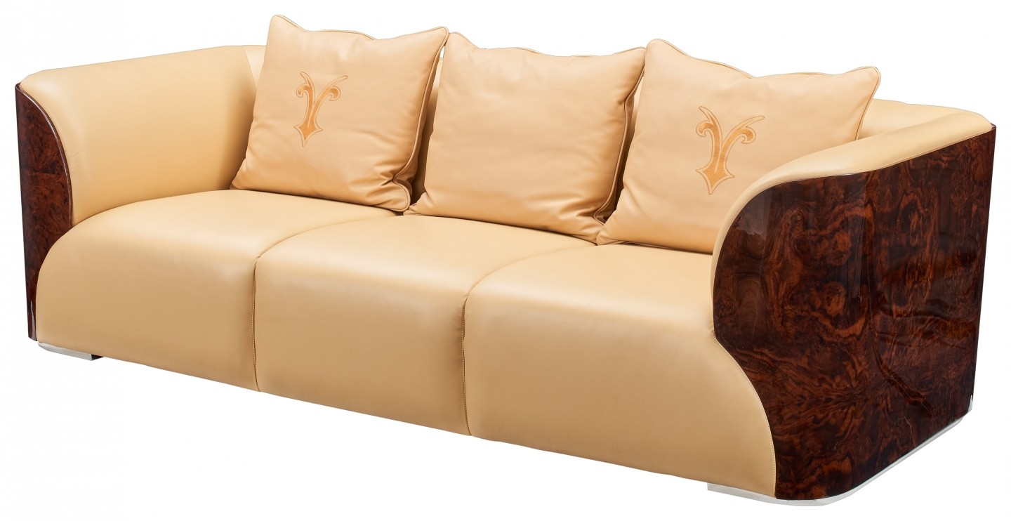 Дизайнерский трехместный диван Collio Sofa (Ткань)