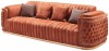Дизайнерский четырехместный диван ROSEGOLD SOFA (Ткань)